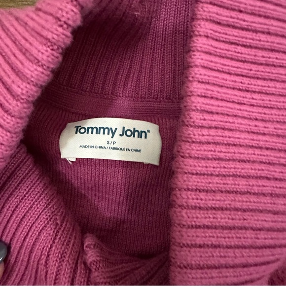 Tommy John Lounge 2 PC SET Joggers + Sweatshirt S NWT $236.00 Rose Sweater KNIT - Picture 7 of 11